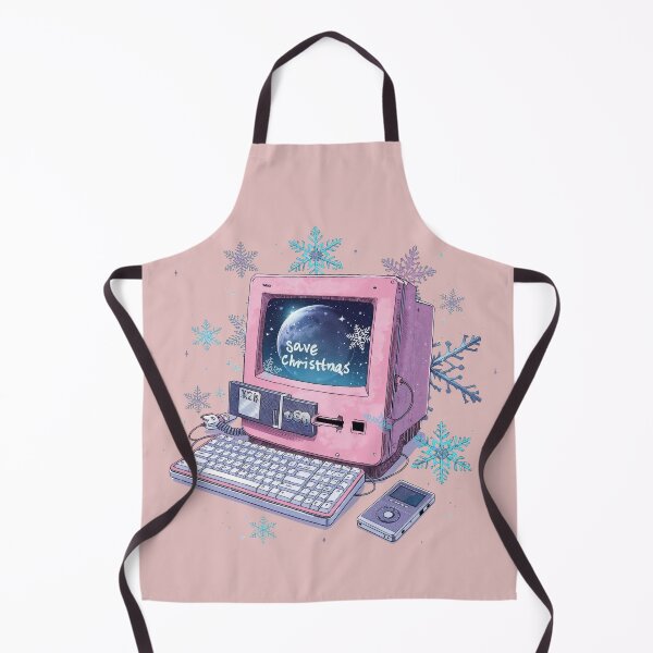 Item preview, Save Christmas – Y2K Pink Computer Retro Aesthetic Tee designed and sold by calm-style.
