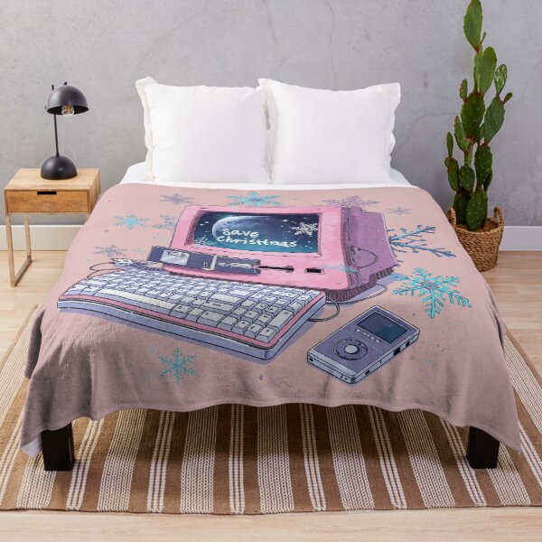 Item preview, Save Christmas – Y2K Pink Computer Retro Aesthetic Tee designed and sold by calm-style.