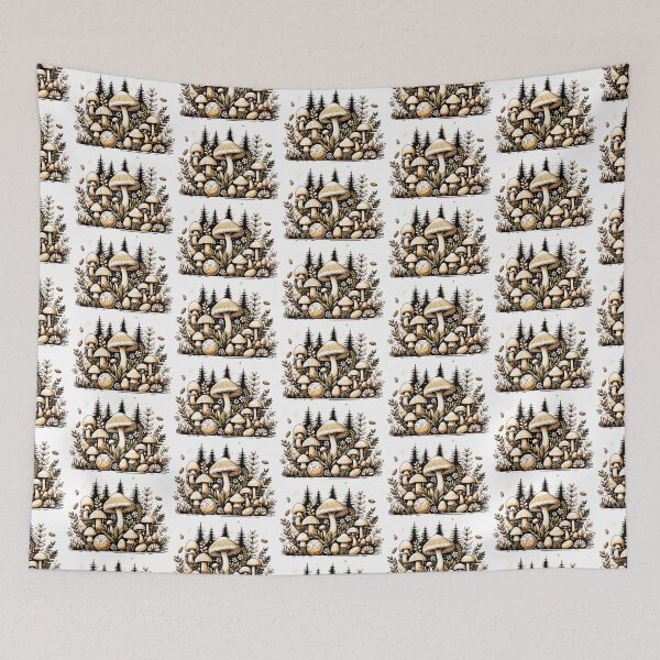 Item preview, Mystical Forest with Enchanted Mushrooms designed and sold by SholoStudio.