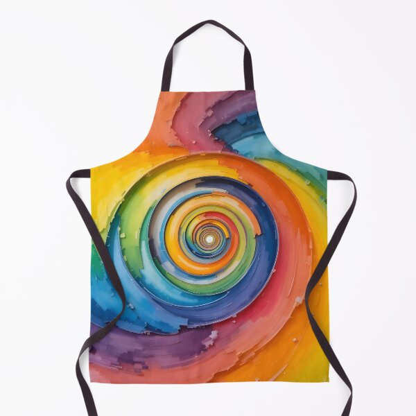 Item preview, Chromatic Vortex – Colorful Abstract Spiral Art designed and sold by GeetArtHouse.