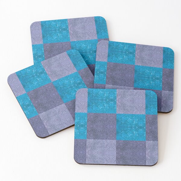 Item preview, Vibrant Floral Boho Patchwork - Blue & Purple designed and sold by SCArtAndGames.