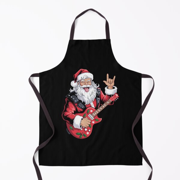 Item preview, Christmas Santa Claus Guitar Player designed and sold by cosmicncozyS.