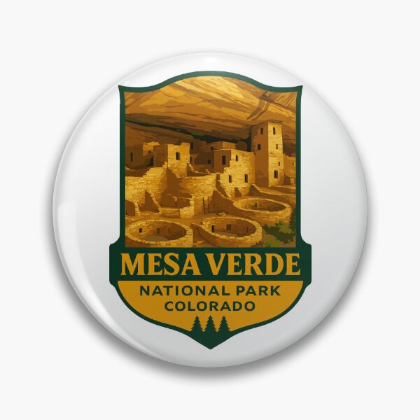 Item preview, Mesa Verde National Park Colorado Retro Sticker designed and sold by Ismeal Von.