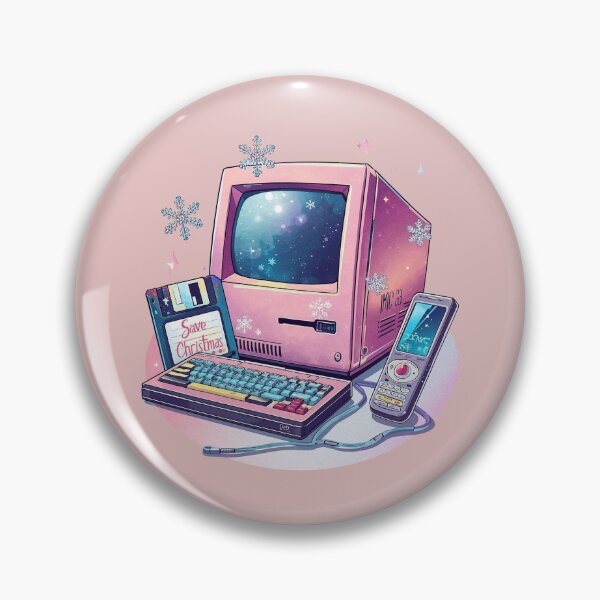Item preview, Save Christmas 2000 – Vintage Y2K Tech Christmas Tee designed and sold by calm-style.
