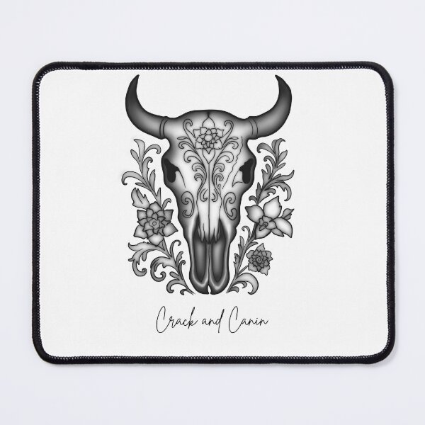 Item preview, Crack & Canin - Artistic Bovine Cranial Anatomy in Minimalist Style designed and sold by CrackandCanin.