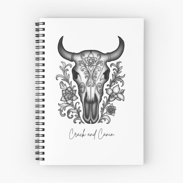 Item preview, Crack & Canin - Artistic Bovine Cranial Anatomy in Minimalist Style designed and sold by CrackandCanin.