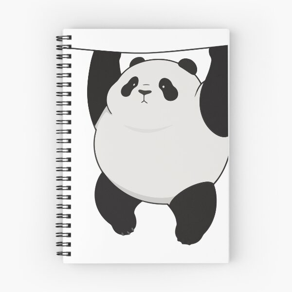 Item preview, Hanging Panda Cute Minimal Art designed and sold by xmoudx.