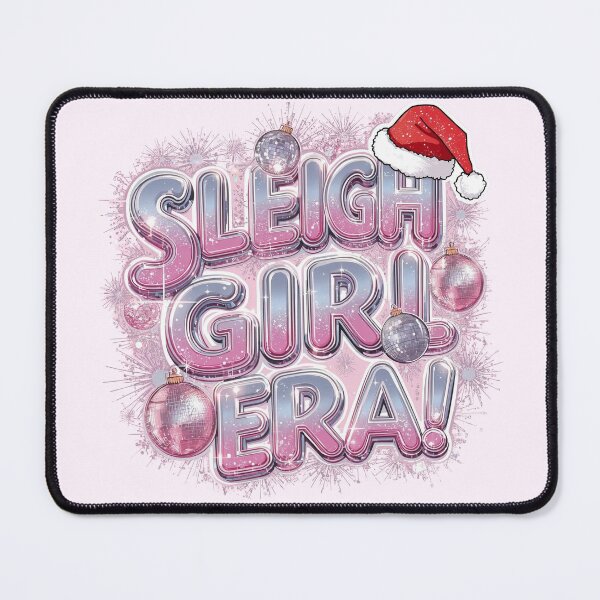 Item preview, Sleigh Girl Era – Pink Y2K Christmas Pop Culture Tee designed and sold by calm-style.