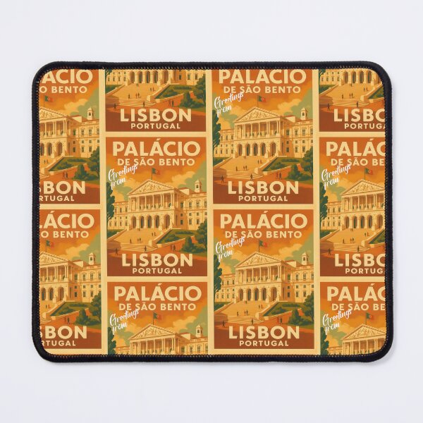 Item preview, Greetings from LISBON - Palacio sw Sao Bento – Urban Retro Dreams designed and sold by Earth Celebration Designs.