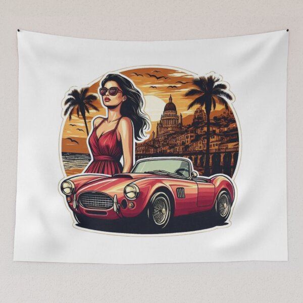 Item preview, "Retro Glamour: Charm and Audacity of Pin-Ups” designed and sold by CHRIST5000.