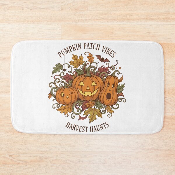 Item preview, Whimsical Pumpkin Patch Folk Art | Autumn Harvest Cozy Fall Vibes designed and sold by Wear Sculpt.