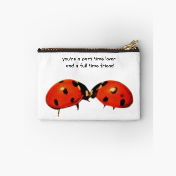 Item preview, you're a part time lover and a full time friend anyone else but you the moldy peaches ladybug whimsical twee  designed and sold by Kyna Arts.