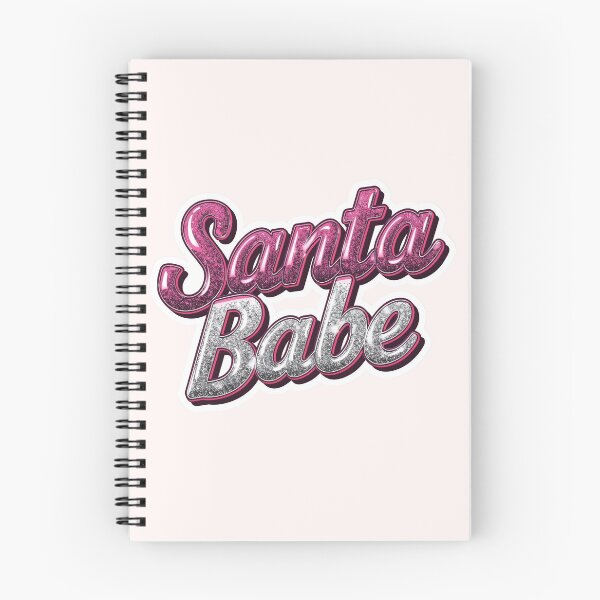 Item preview, Santa Babe – Pink Glitter Y2K Christmas Graphic Tee designed and sold by calm-style.