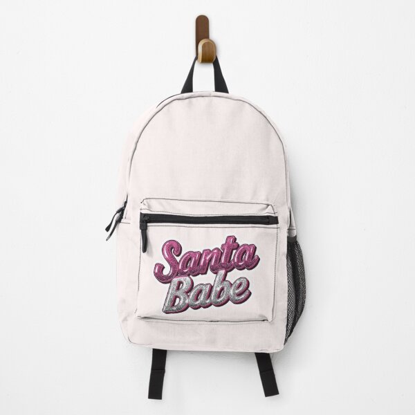 Item preview, Santa Babe – Pink Glitter Y2K Christmas Graphic Tee designed and sold by calm-style.