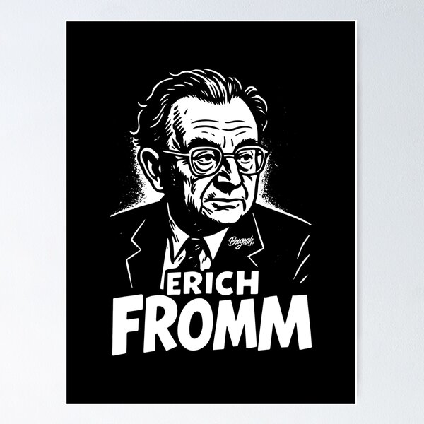 Item preview, Erich Fromm Legacy Mind Illustration designed and sold by Boogosh.