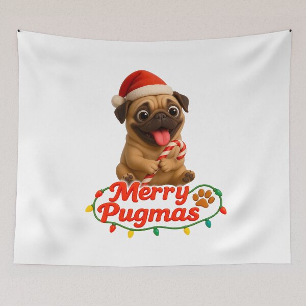 Item preview, Merry Pugmas designed and sold by The Art of Piet.