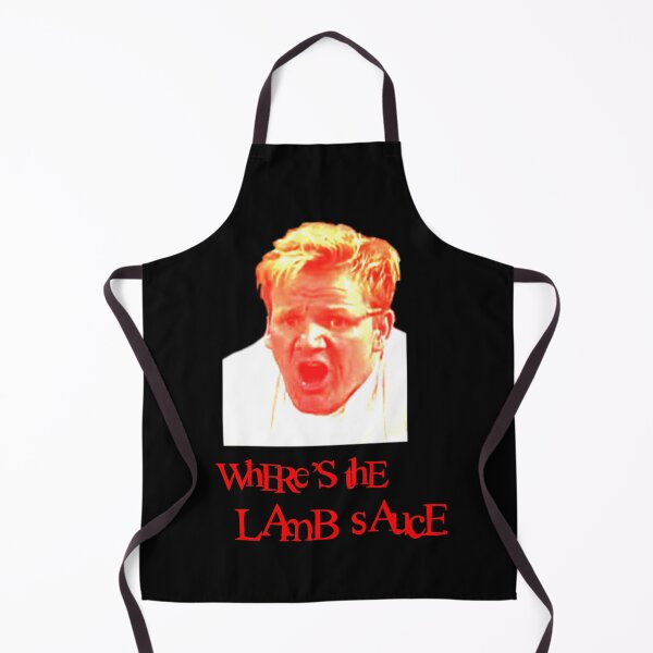 Item preview, “Where’s the lamb sauce?” Gordon Ramsay quote designed and sold by AzulCuadra.