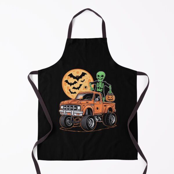 Item preview, Halloween Skeleton Riding Monster Truck designed and sold by savrmiller.