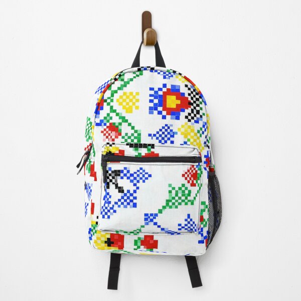 Item preview, Colorful Romanian Folk Embroidery Pattern – Vibrant Transylvanian and Maramureș Cross-Stitch Design designed and sold by Maximilianos.