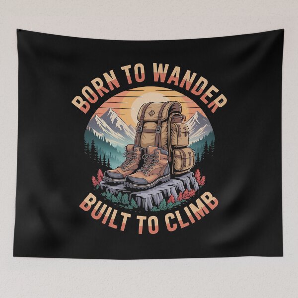 Item preview, hiking lover - solo hiker - nature lover - outdoor adventure - alone in nature - peaceful hiking life - anti social hiker - hiking aesthetic - mountain solitude - Free nature for all designed and sold by JansenGS.