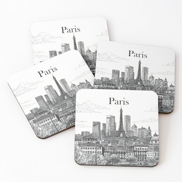 Item preview, Paris Skyline designed and sold by Art_By_Wing.