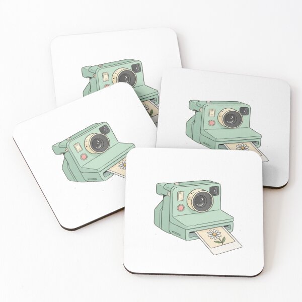 Item preview, Retro Instant Camera with Daisy Photo Sticker | Vintage Aesthetic Art designed and sold by EverMuse_0_0.