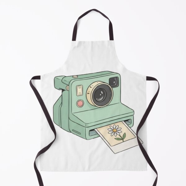 Item preview, Retro Instant Camera with Daisy Photo Sticker | Vintage Aesthetic Art designed and sold by EverMuse_0_0.