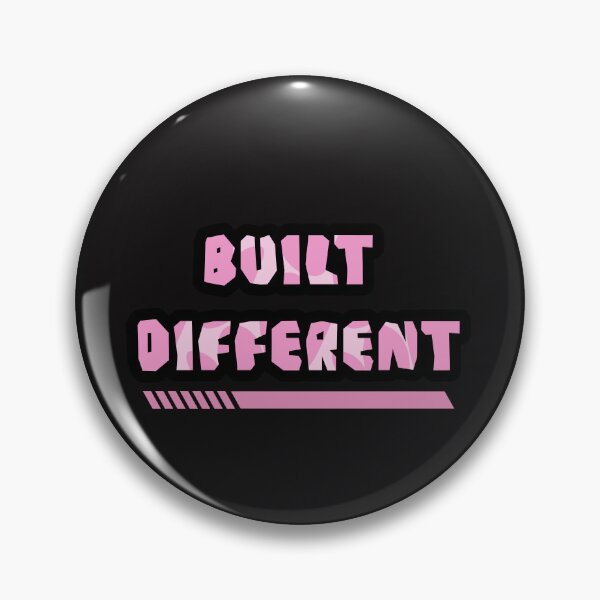 Item preview, Built​ Different, pink​ designed and sold by upupupshop.