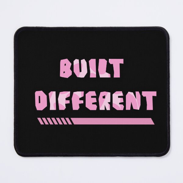 Item preview, Built​ Different, pink​ designed and sold by upupupshop.