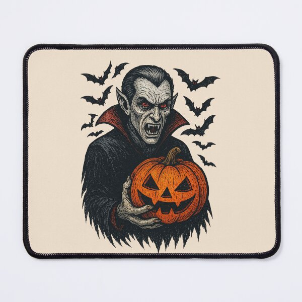 Item preview, Scary Vampire Holding a Pumpkin designed and sold by Juana-.