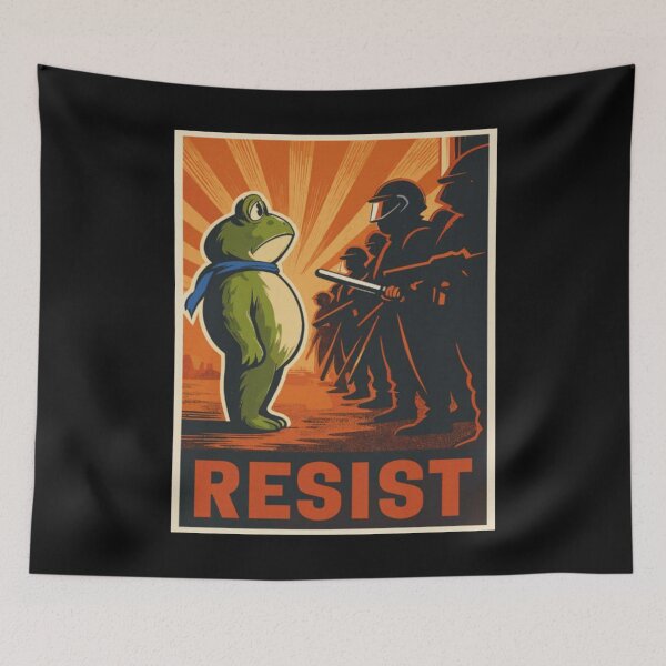 Artikelvorschau, Portland Frog Protest Widerstand entworfen und verkauft von peggycantu.