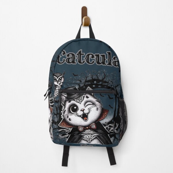 Item preview, Catcula Vampire Cat Halloween designed and sold by HappyHavenStu.
