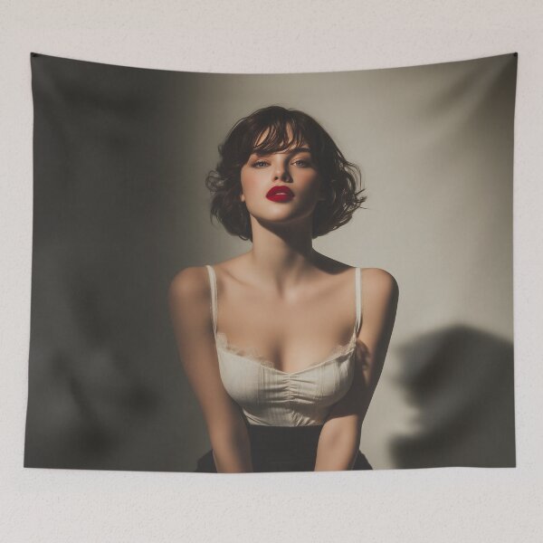 Item preview, Crimson Gaze – The Femme Fatale Portrait designed and sold by Bizarre Revelations.