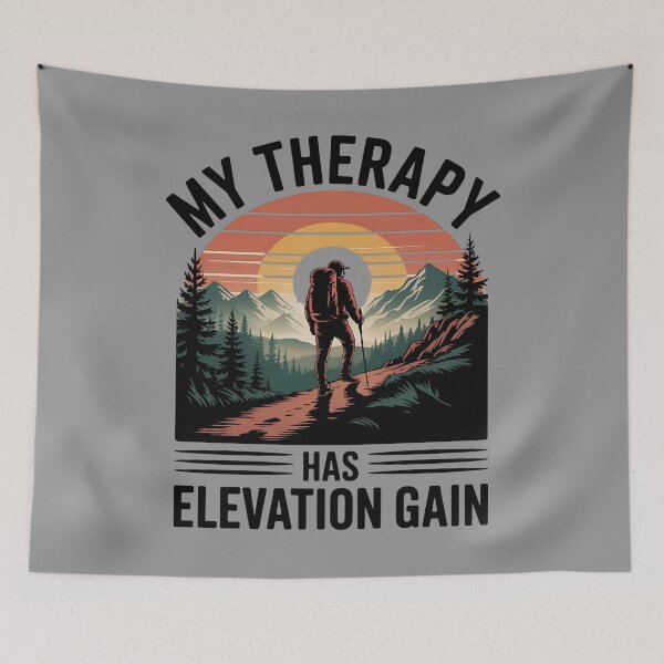 Item preview, hiking lover - solo hiker - nature lover - outdoor adventure - alone in nature - peaceful hiking life - anti social hiker - hiking aesthetic - mountain solitude - Free nature for all designed and sold by JansenGS.