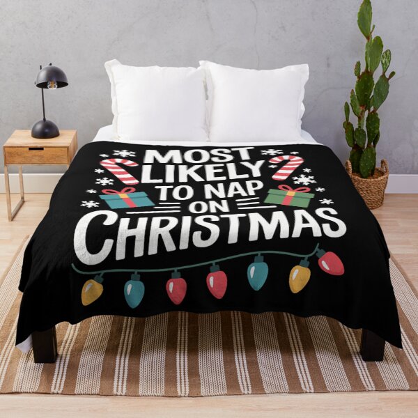 Item preview, Most Likely To Nap On Christmas family funny designed and sold by aidenpier.