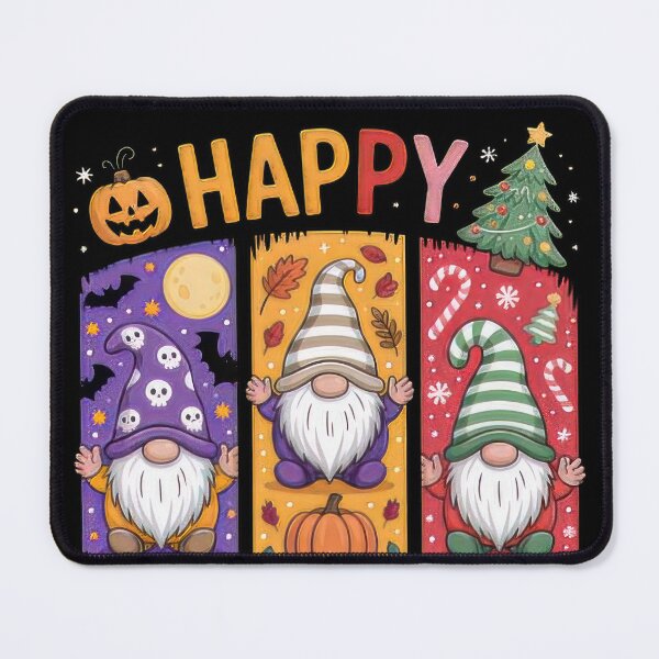 Item preview, Happy Hallothanksmas Gnomes Lover Halloween Merry Christmas designed and sold by vespira-motion.