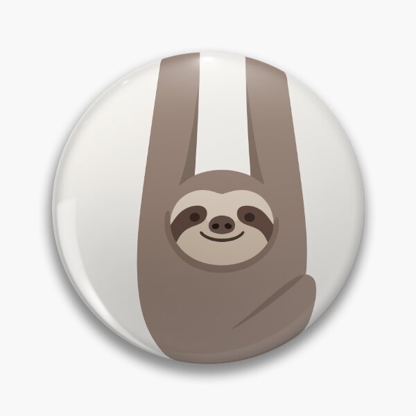 Item preview, Smiling Sloth Hanging Minimal Art designed and sold by xmoudx.