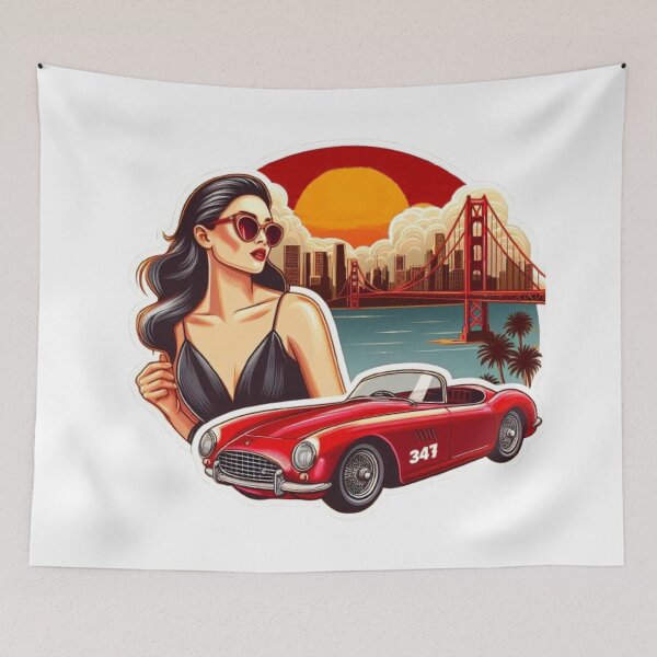 Item preview, "Retro Glamour: Charm and Audacity of Pin-Ups” designed and sold by CHRIST5000.