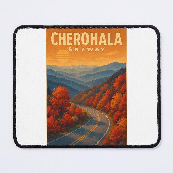 Item preview, Autumn Drive through Cherohala Skyway in the Appalachian Mountains designed and sold by Places On Earth.