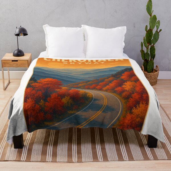 Item preview, Autumn Drive through Cherohala Skyway in the Appalachian Mountains designed and sold by Places On Earth.