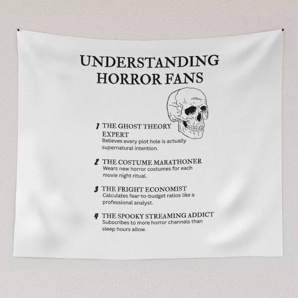 Item preview, Understanding Horror Fans – The Movie Night Survival Guide designed and sold by PsyFlow35.