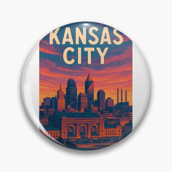Item preview, Kansas City Skyline at Sunset with Union Station in Foreground designed and sold by Places On Earth.