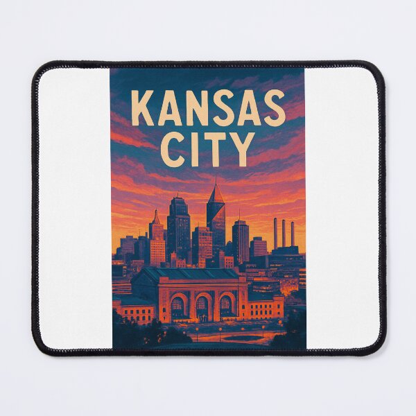 Item preview, Kansas City Skyline at Sunset with Union Station in Foreground designed and sold by Places On Earth.