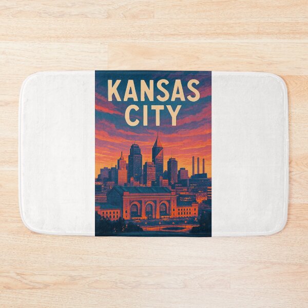 Item preview, Kansas City Skyline at Sunset with Union Station in Foreground designed and sold by Places On Earth.