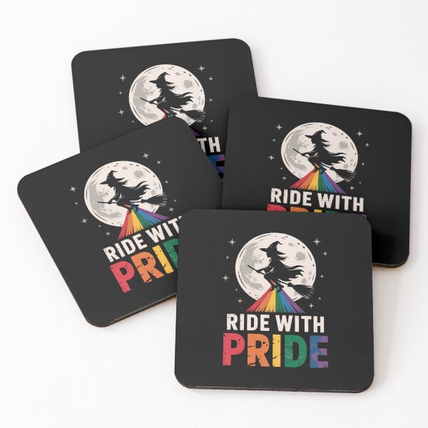Item preview, Pride LGBT Lesbian Witch Gay Rainbow Halloween designed and sold by aidenpier.
