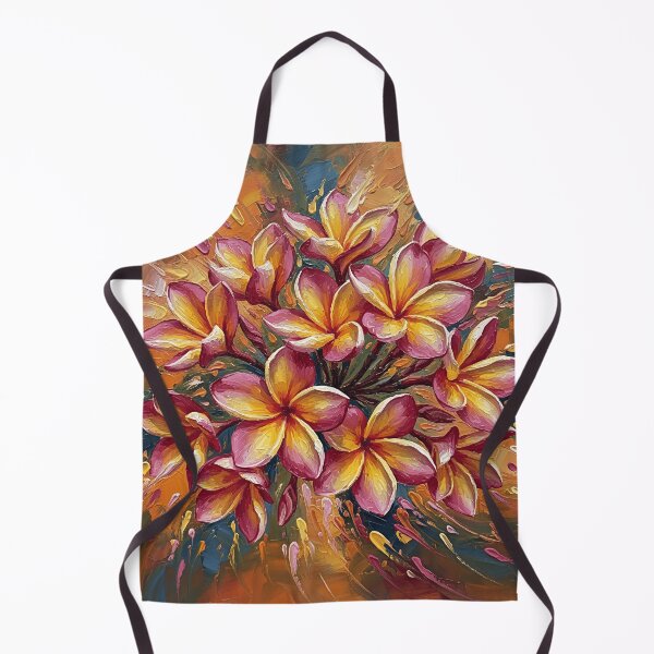 Item preview, Vibrant Sunset Harmony Abstract Bloom White Hawaiian Flower designed and sold by Star3NowForMe.