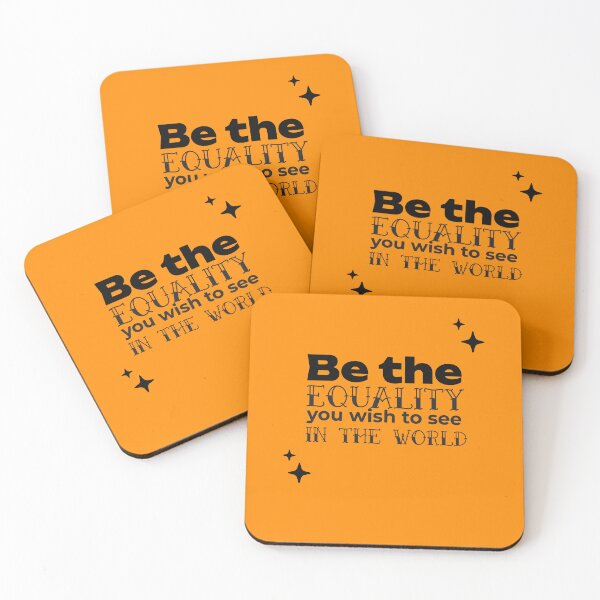 Item preview, Be the EQUALITY you wish to see in the world  - (ORANGE) designed and sold by WheelieGdArt.