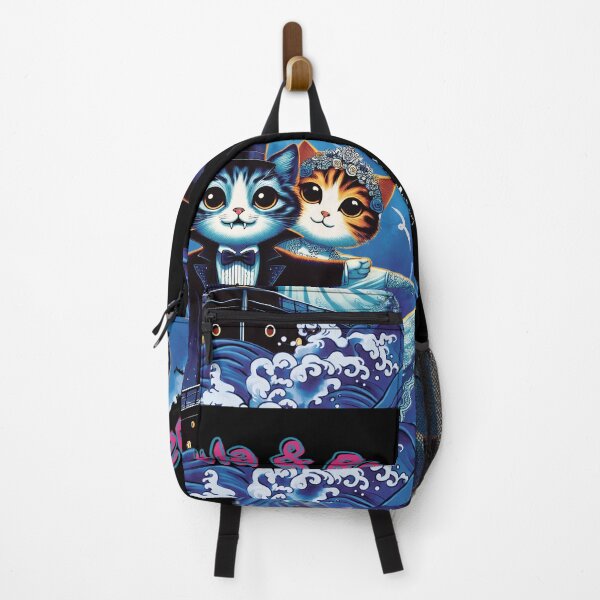 Item preview, Jackula and Rose Vampire Cat Halloween designed and sold by HappyHavenStu.
