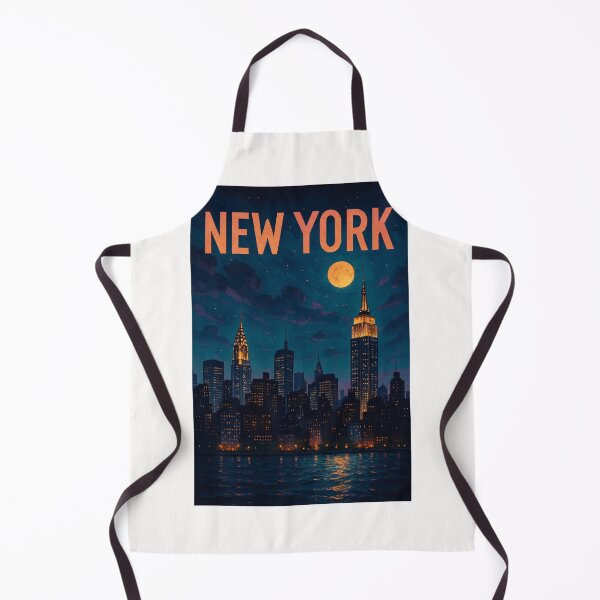 Item preview, New York City Skyline at Night with Empire State and Chrysler Buildings designed and sold by Places On Earth.