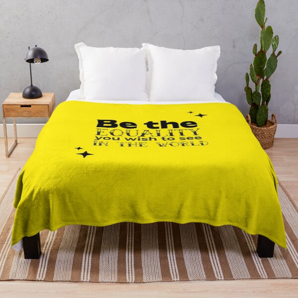 Item preview, Be the EQUALITY you wish to see in the world  - (YELLOW) designed and sold by WheelieGdArt.